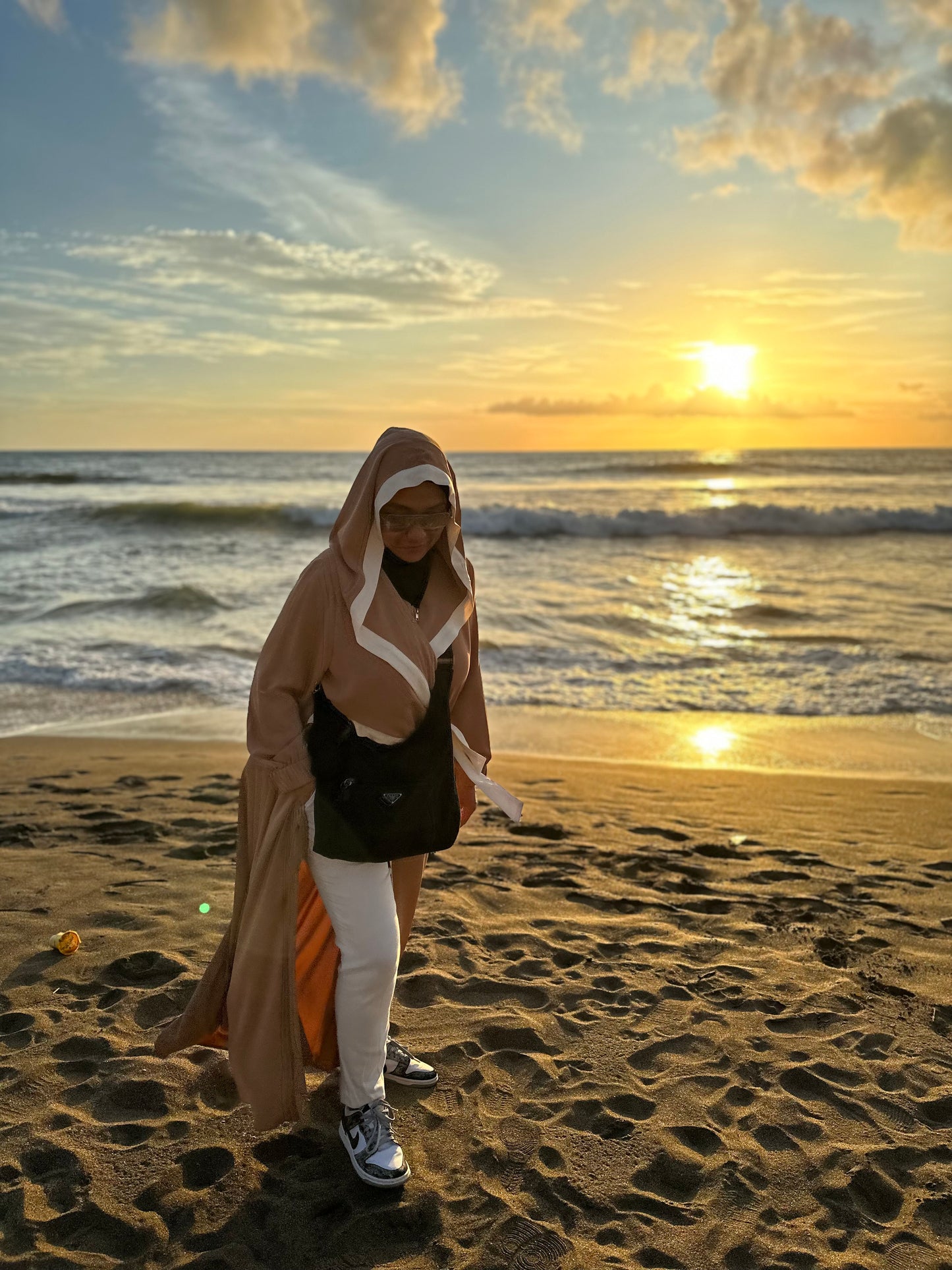 Hoodie Dress with Slit (SALE)