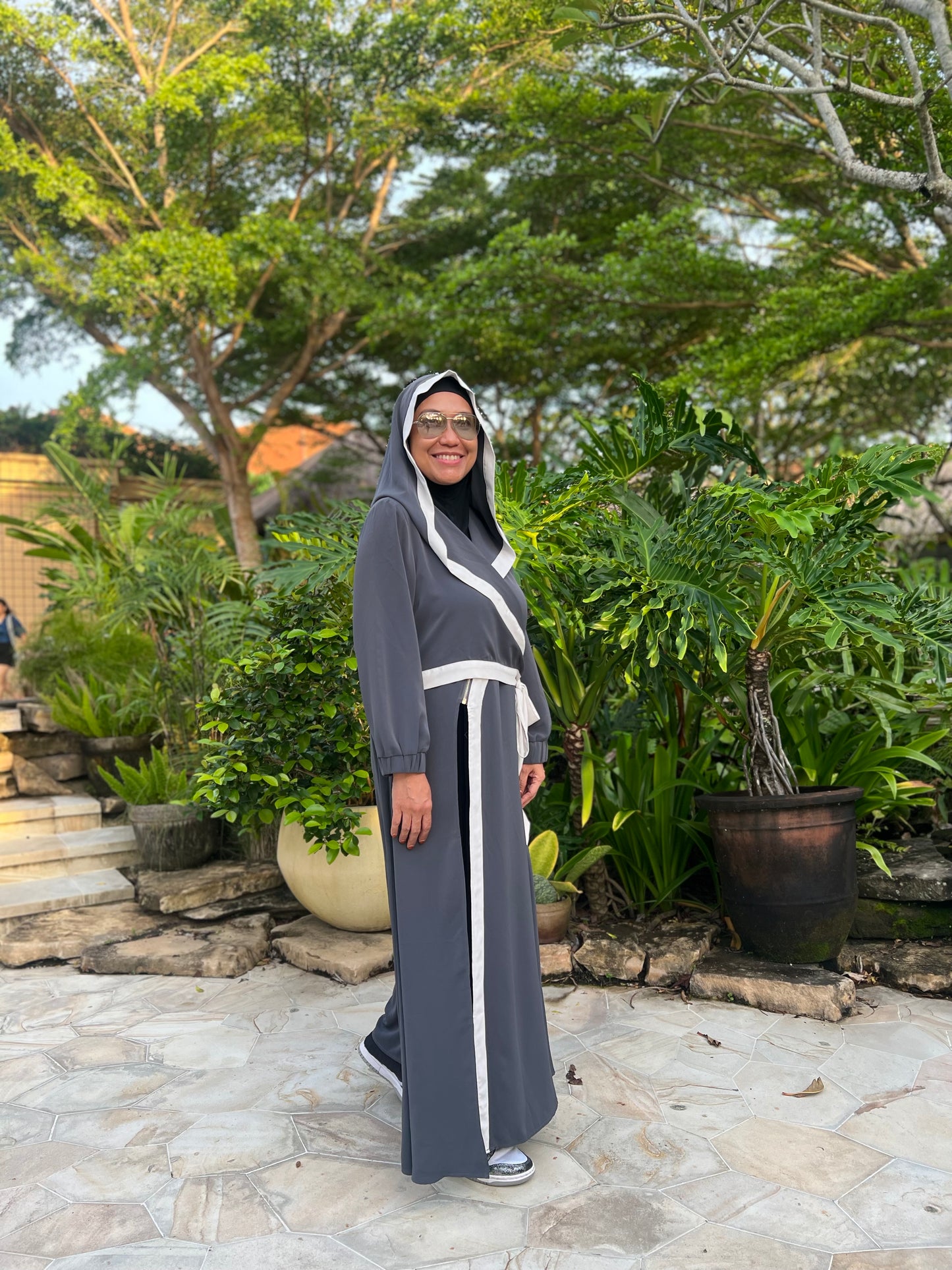 Hoodie Dress with Slit (SALE)