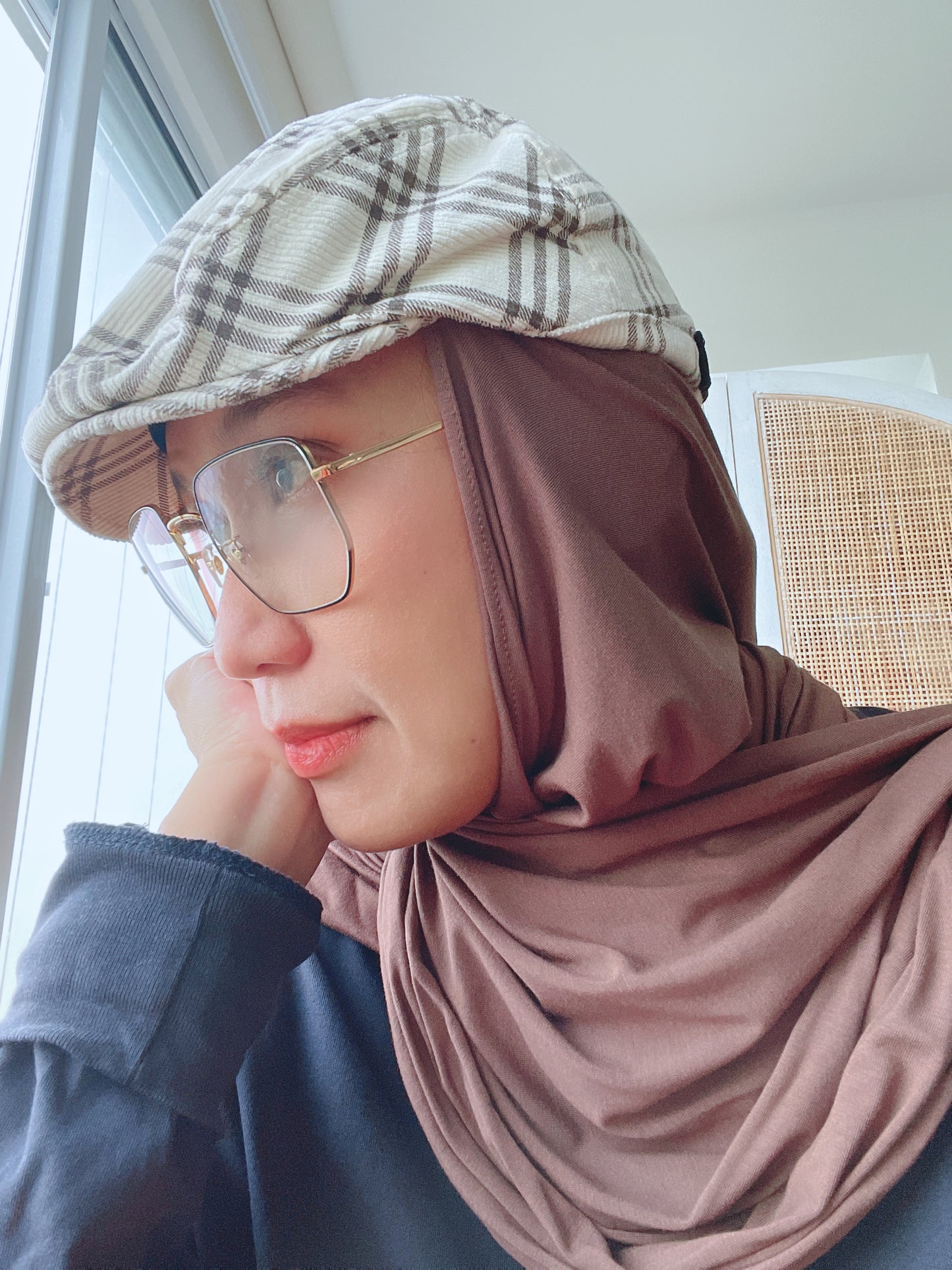 Jockey Hijabcap (with attached jersey shawl)