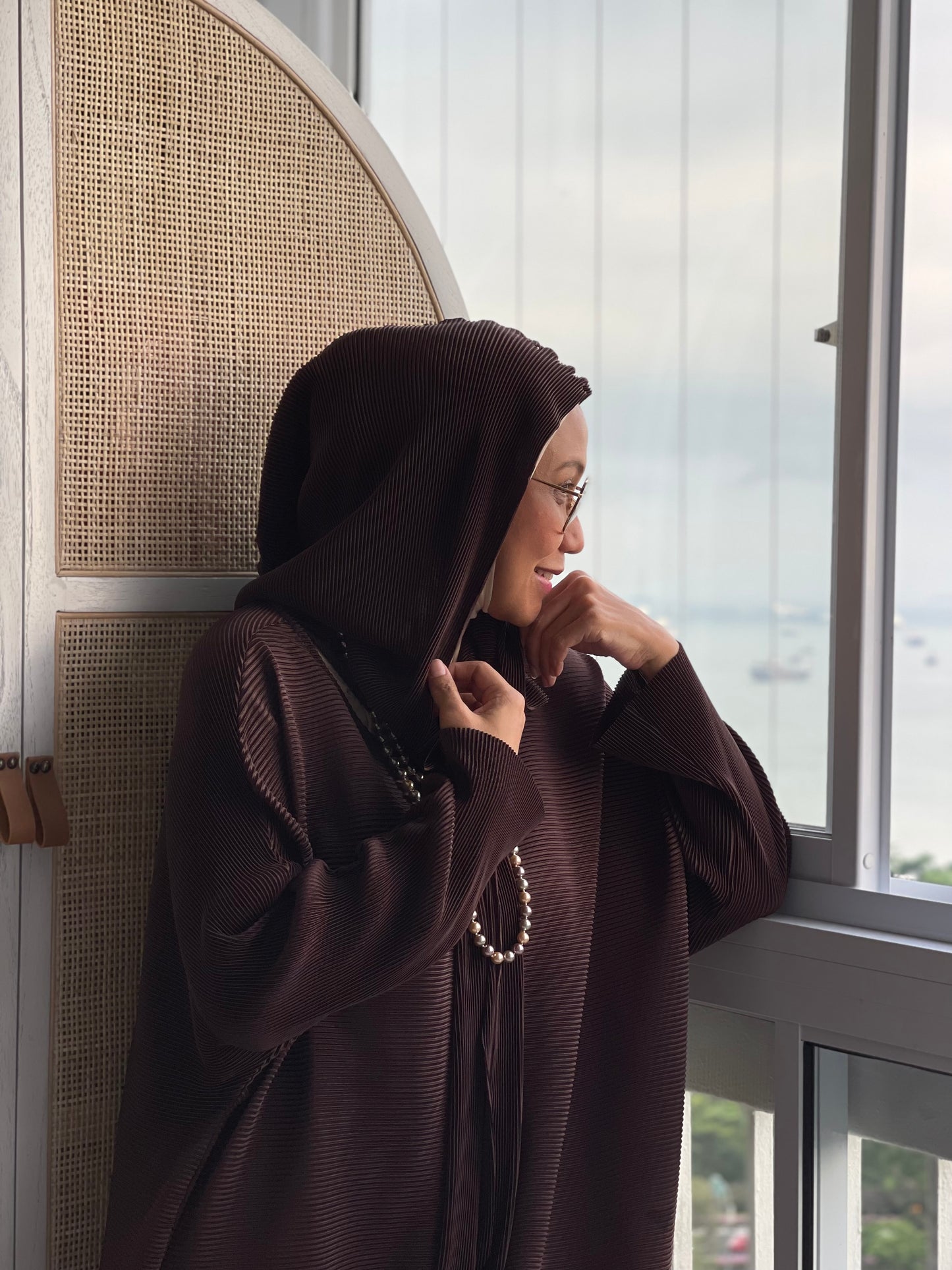 Pleated Hoodie Dress 6.0