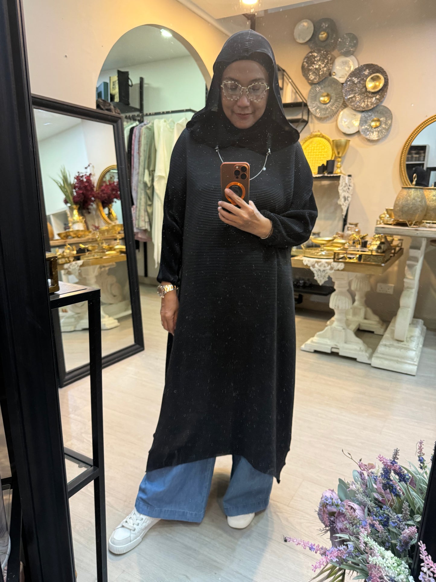 Pleated Hoodie Dress 6.0