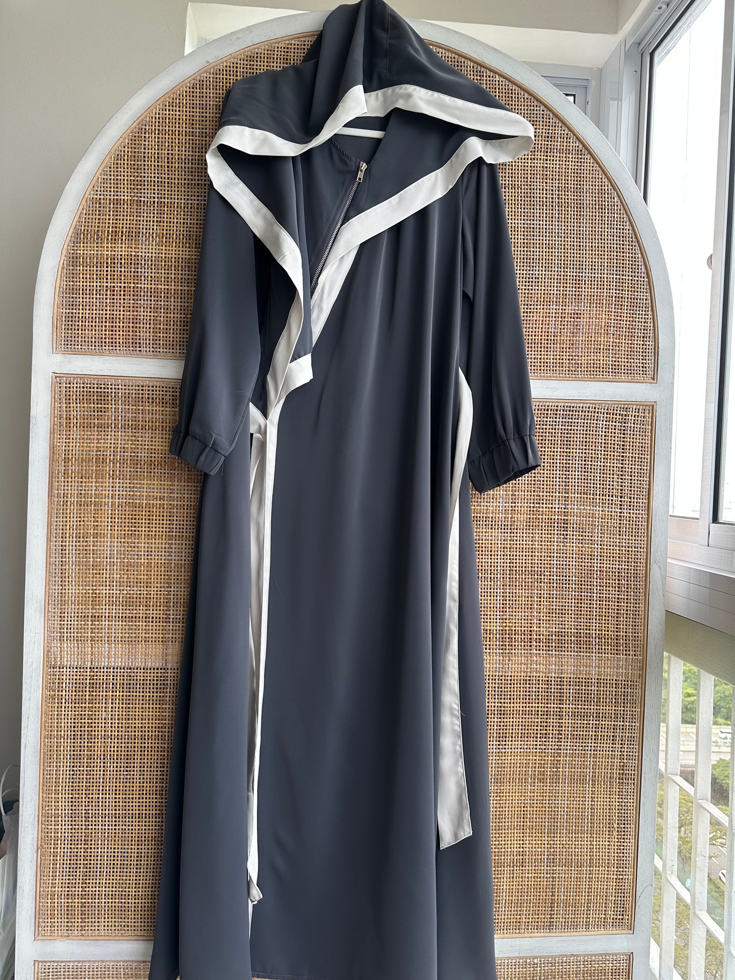 Hoodie Dress with Slit (SALE)