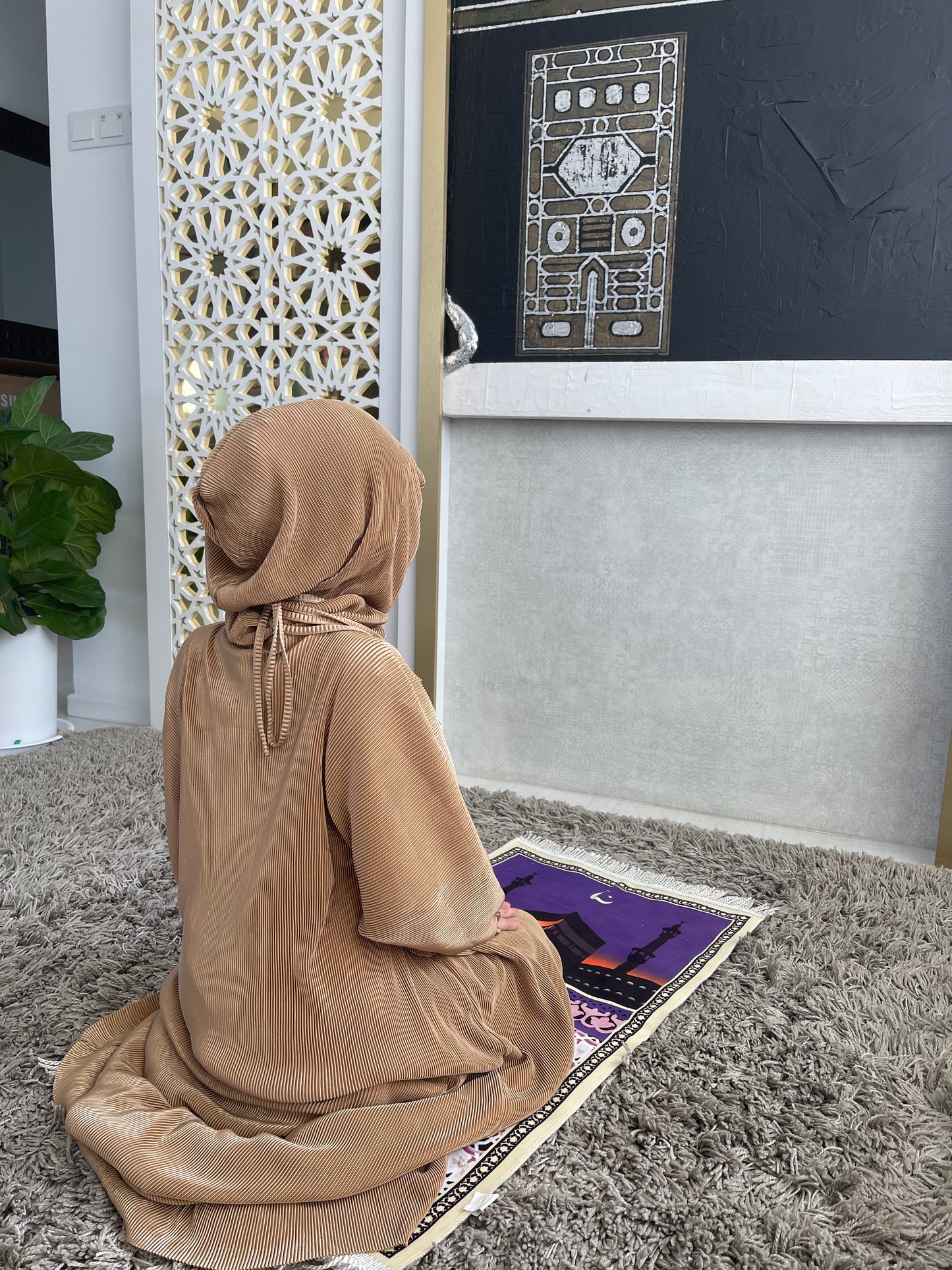 Petite / Girls Hoodie Telekung ( CLEARANCE)