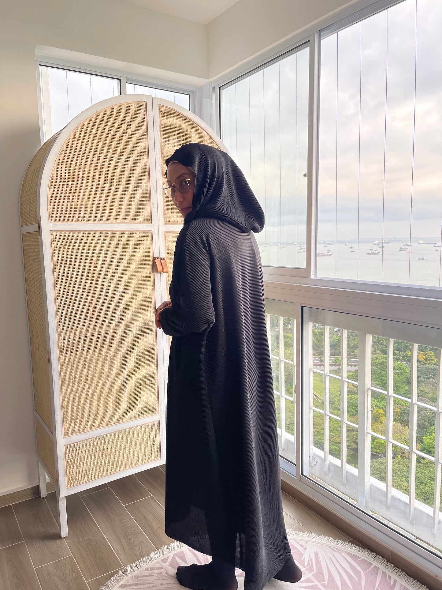 Pleated Hoodie Dress 6.0