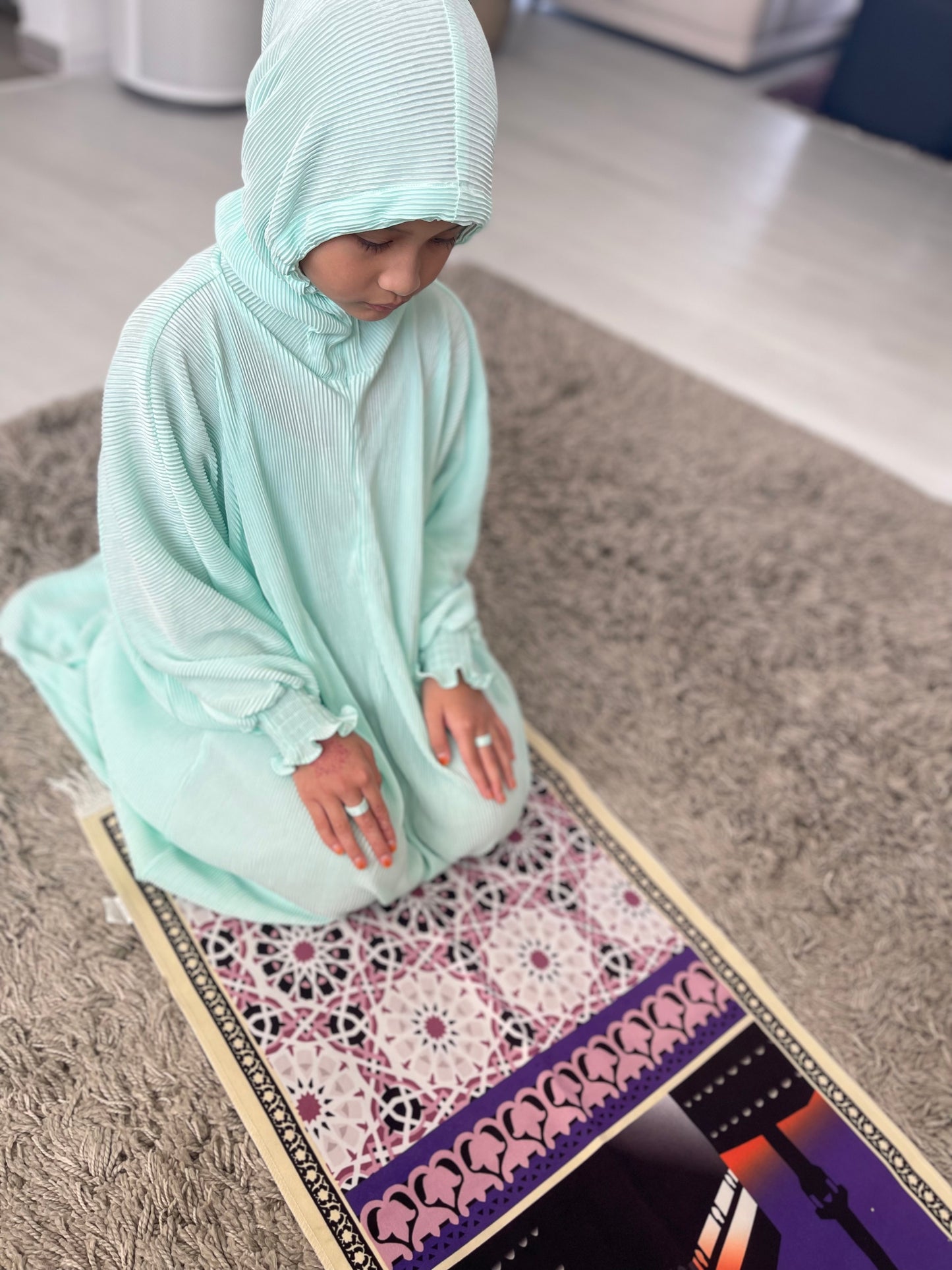 Petite / Girls Hoodie Telekung ( CLEARANCE)