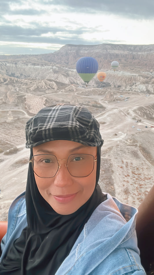 Jockey Hijabcap (with attached jersey shawl)